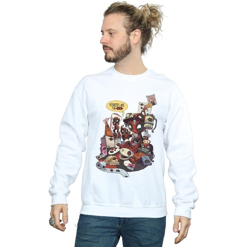 Vêtements Homme Sweats Marvel Deadpool Merchandise Royalties Blanc