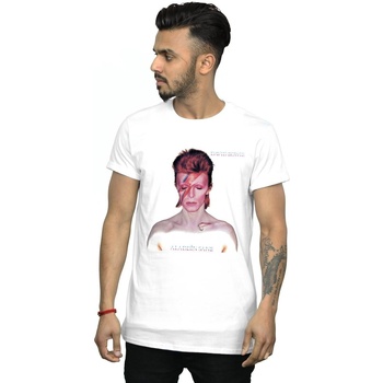 Vêtements Homme T-shirts manches longues David Bowie My Love For You Blanc