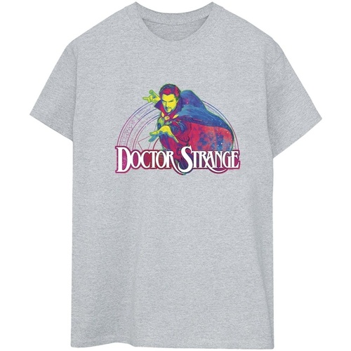 Vêtements Femme T-shirts manches longues Marvel Doctor Strange Pyschedelic Gris