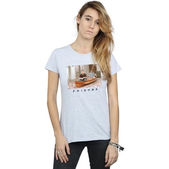 Vêtements Femme T-shirts manches longues Friends Joey And Chandler Boat Gris
