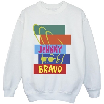 Vêtements Garçon Sweats Johnny Bravo Rectangle Pop Art Blanc
