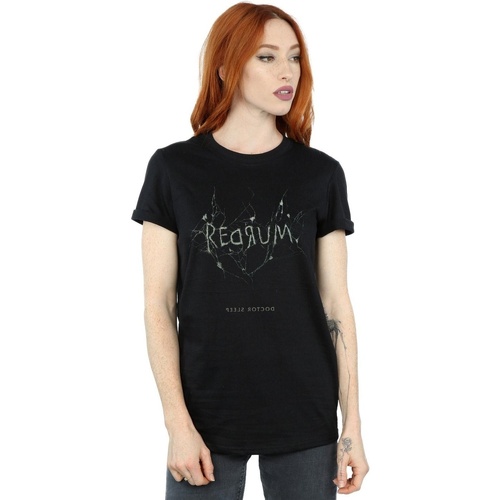 Vêtements Femme T-shirts manches longues Doctor Sleep Redrum Cracked Noir
