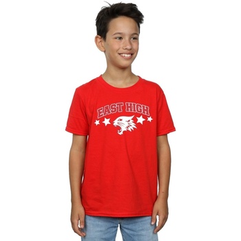 Vêtements Garçon T-shirts manches courtes Disney High School Musical The Musical Wildcat Stars Rouge