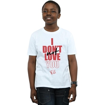 Vêtements Garçon T-shirts manches courtes Disney High School Musical The Musical Not Love You Blanc