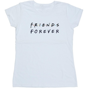 Vêtements Femme T-shirts manches longues Friends Forever Logo Blanc