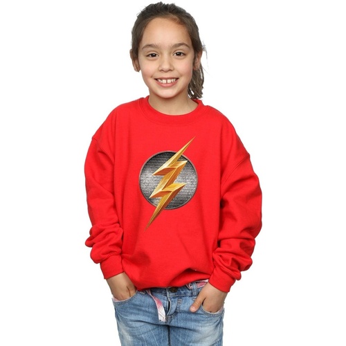 Vêtements Fille Sweats Dc Comics Justice League Movie Flash Emblem Rouge