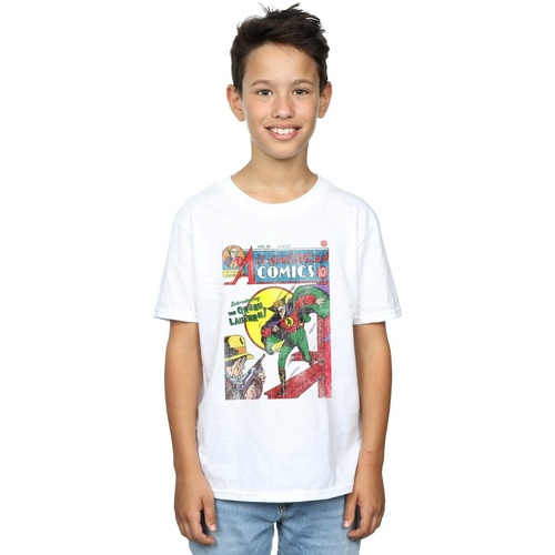 Vêtements Garçon T-shirts manches courtes Dc Comics Justice League All American Comics Issue 16 Cover Blanc