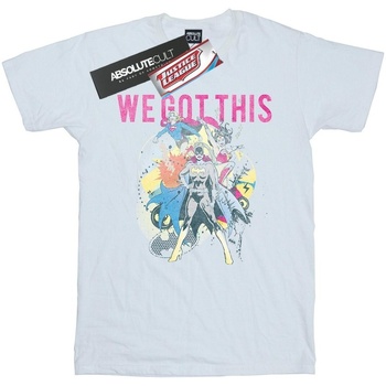 Vêtements Garçon T-shirts manches courtes Dc Comics Justice League We Got This Blanc