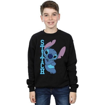 Vêtements Garçon Sweats Disney Lilo And Stitch Posing Noir