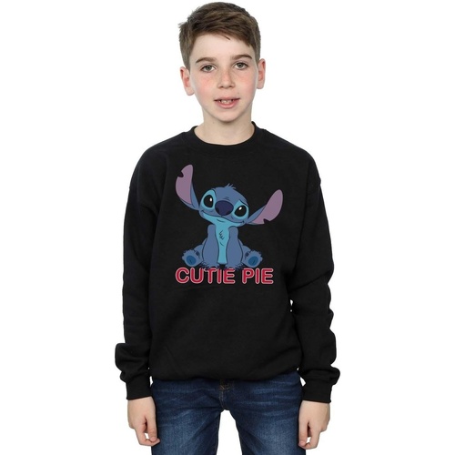 Vêtements Garçon Sweats Disney Lilo And Stitch Stitch Cutie Pie Noir
