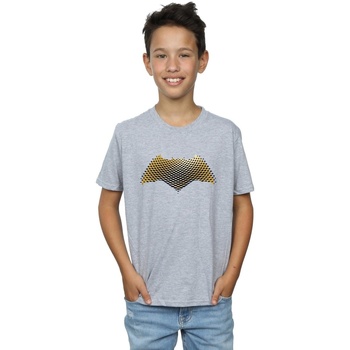 Vêtements Garçon T-shirts manches courtes Dc Comics Justice League Movie Batman Logo Textured Gris