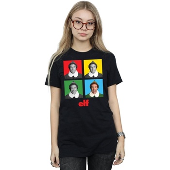 Vêtements Femme T-shirts manches longues Elf Four Faces Noir