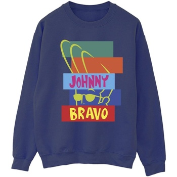 Vêtements Femme Sweats Johnny Bravo Rectangle Pop Art Bleu