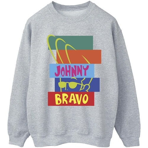 Vêtements Femme Sweats Johnny Bravo Rectangle Pop Art Gris