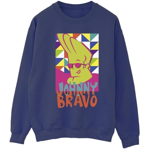 Vêtements Femme Sweats Johnny Bravo Multi Triangles Pop Art Bleu
