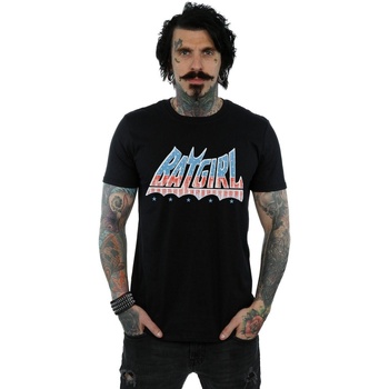 Vêtements Homme T-shirts manches longues Dc Comics Batgirl American Logo Noir