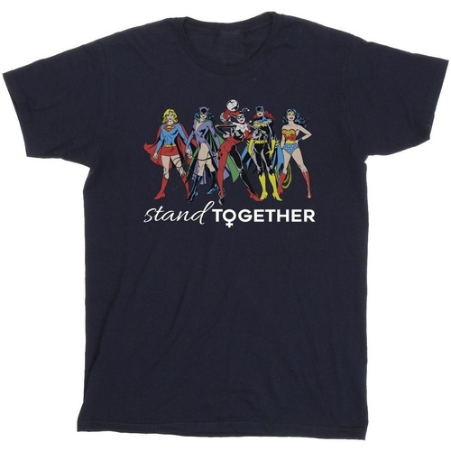 Vêtements Homme T-shirts manches longues Dc Comics Women Of DC Stand Together Bleu