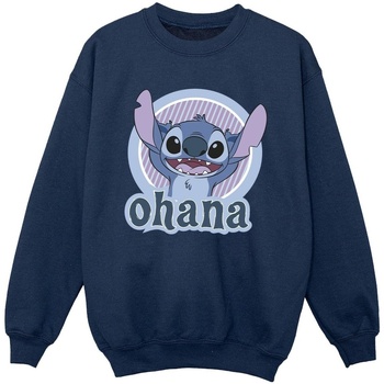 Vêtements Garçon Sweats Disney Lilo And Stitch Ohana Circle Bleu