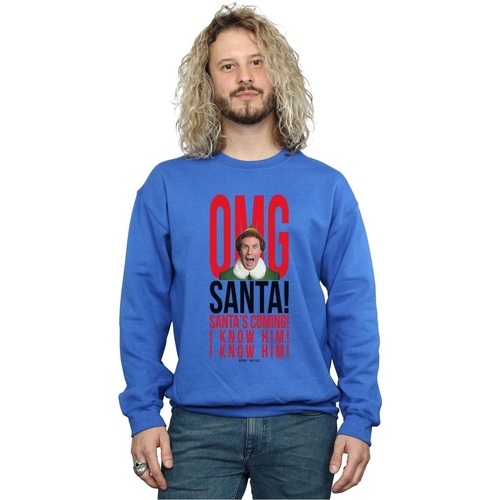 Vêtements Homme Sweats Elf OMG Santa I Know Him Bleu