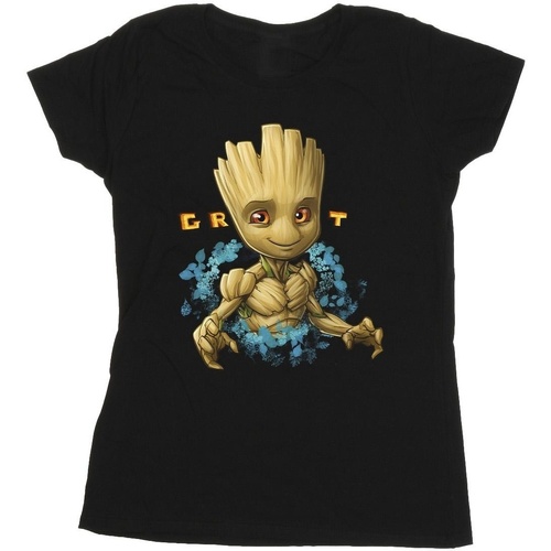 Vêtements Femme T-shirts manches longues Guardians Of The Galaxy  Noir