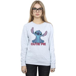 Vêtements Femme Sweats Disney Lilo And Stitch Stitch Cutie Pie Gris
