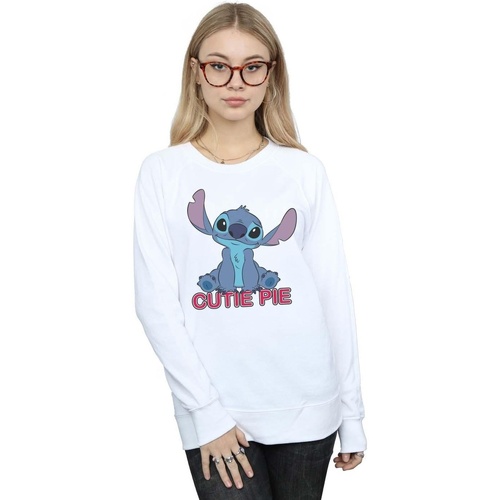 Vêtements Femme Sweats Disney Lilo And Stitch Stitch Cutie Pie Blanc