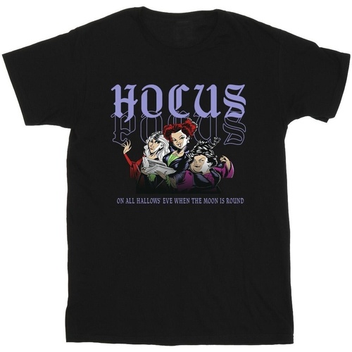 Vêtements Homme T-shirts manches longues Disney Hocus Pocus Hallows Eve Noir