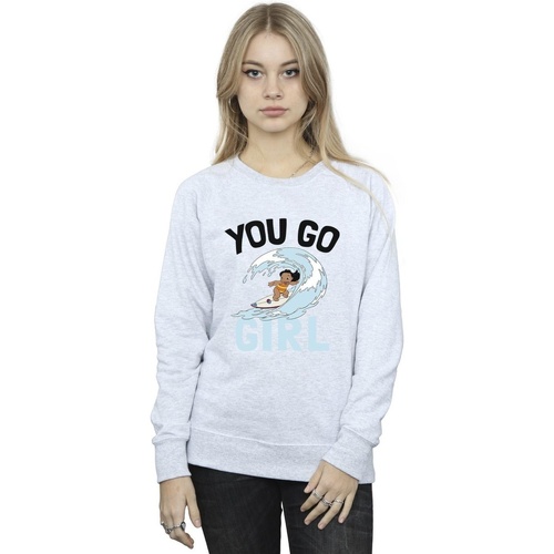 Vêtements Femme Sweats Disney Lilo And Stitch You Go Girl Gris