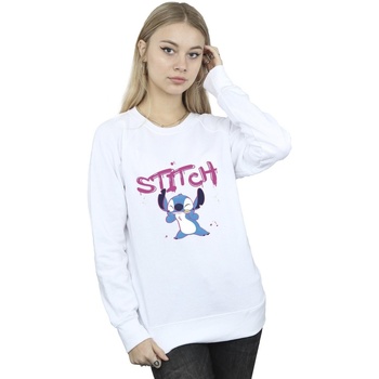Vêtements Femme Sweats Disney Lilo And Stitch Graffiti Blanc