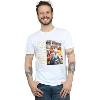 Vêtements Homme T-shirts manches longues Dallas Ewing Family Photo Blanc