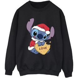 Vêtements Femme Sweats Disney Lilo And Stitch Christmas Love Biscuit Noir