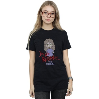 Vêtements Femme T-shirts manches longues The Exorcist Chibi Excellent Day Noir
