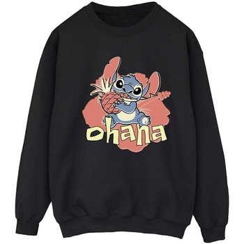Vêtements Femme Sweats Disney Lilo And Stitch Ohana Pineapple Noir