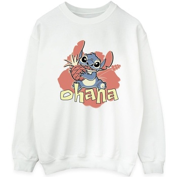 Vêtements Femme Sweats Disney Lilo And Stitch Ohana Pineapple Blanc