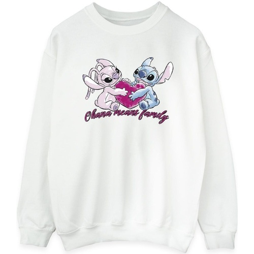 Vêtements Femme Sweats Disney TEEN embroidered-motif T-shirt With Angel Blanc