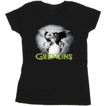Vêtements Femme T-shirts Norse manches longues Gremlins Scared Green Noir