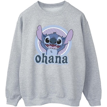 Vêtements Femme Sweats Disney Lilo And Stitch Ohana Circle Gris