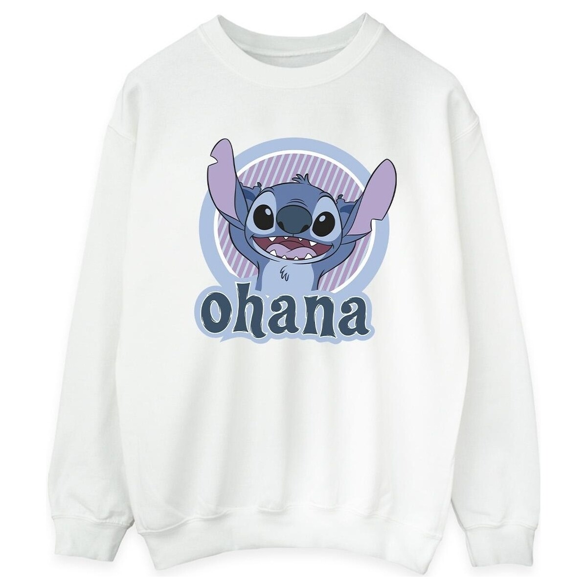Vêtements Femme Sweats Disney Lilo And Stitch Ohana Circle Blanc
