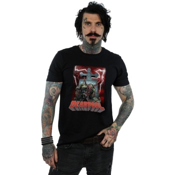 Vêtements Homme T-shirts manches longues Marvel Deadpool Grave Noir