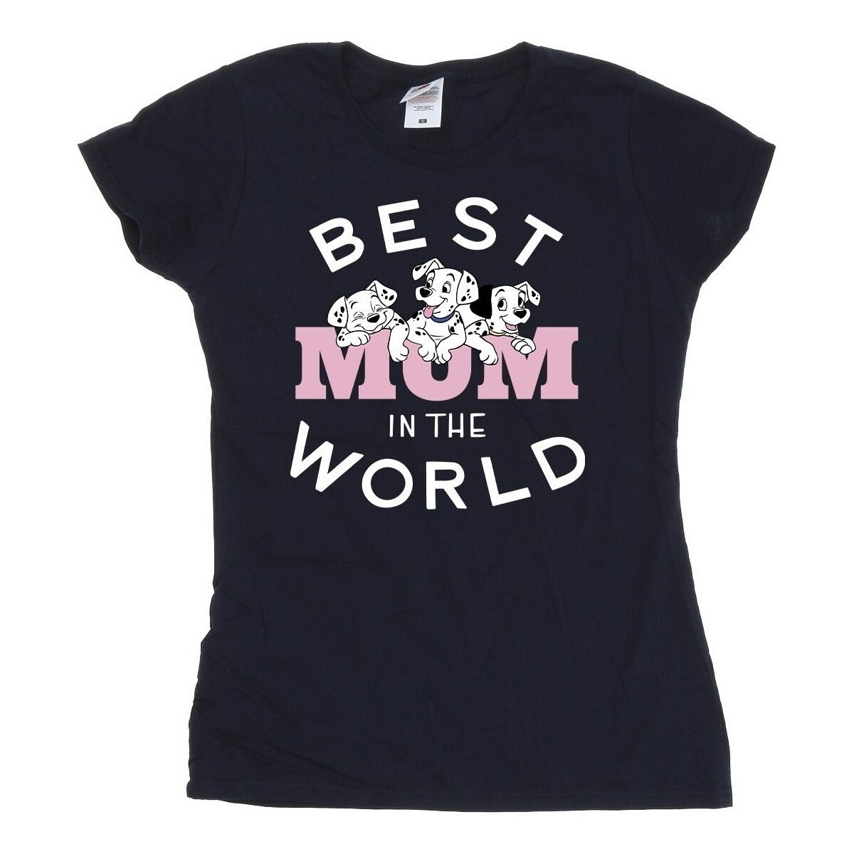 Vêtements Femme T-shirts manches longues Disney 101 Dalmatians Best Mum In The World Bleu