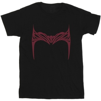Vêtements Homme T-shirts manches longues Marvel Doctor Strange Wanda Crown Noir