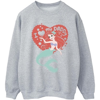 Vêtements Femme Sweats Disney The Little Mermaid Love Daddy Gris