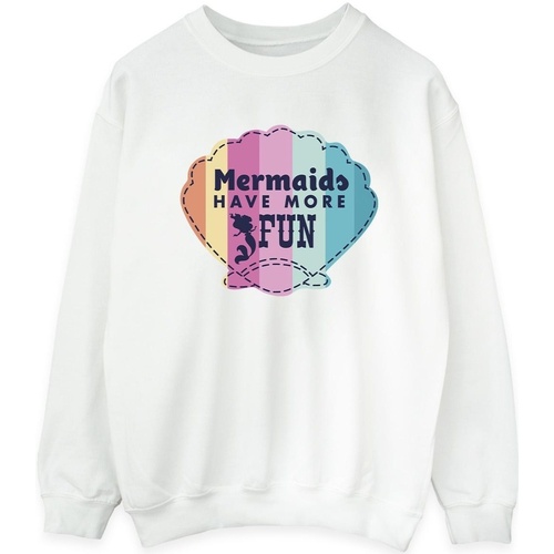 Vêtements Femme Sweats Disney The Little Mermaid Fun Blanc