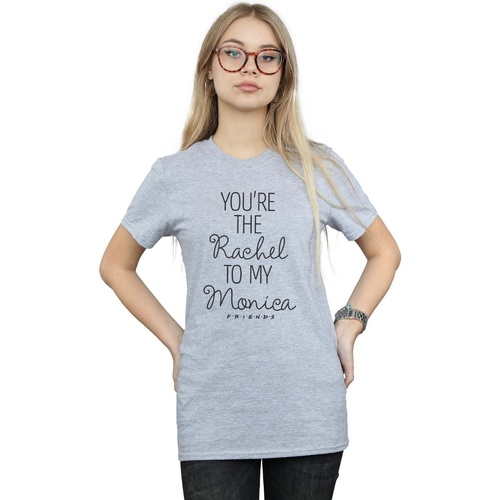 Vêtements Femme T-shirts manches longues Friends You're The Rachel To My Monica Gris