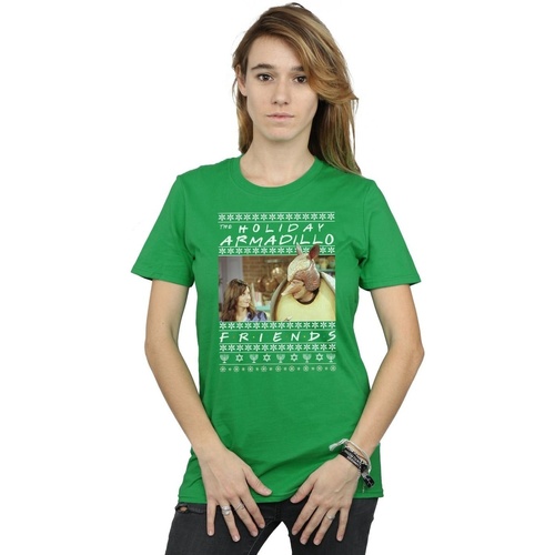 Vêtements Femme T-shirts manches longues Friends Fair Isle Holiday Armadillo Vert