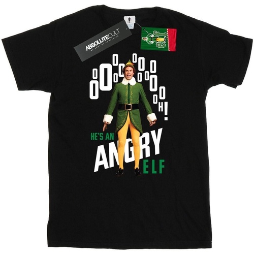 Vêtements Homme T-shirts manches longues Elf Angry Noir