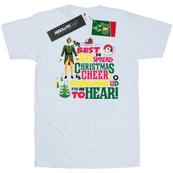 Vêtements Homme T-shirts manches longues Elf Christmas Cheer Blanc