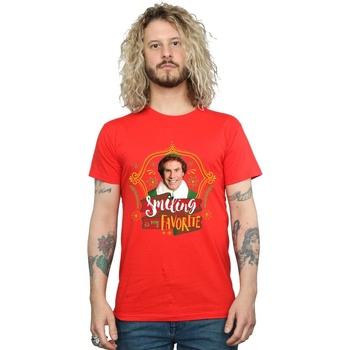 Vêtements Homme T-shirts manches longues Elf Buddy Smiling Rouge