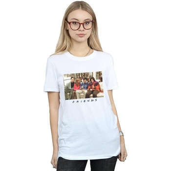 Vêtements Femme T-shirts manches longues Friends Retrospective Still Blanc