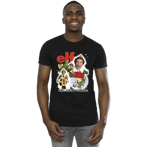 Vêtements Homme T-shirts manches longues Elf Buddy Collage Noir